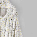 Lunanino %100 Pamuk Yetişkin Müslin Bornoz Yıldız - Görsel 2