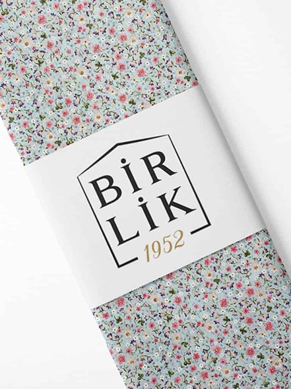 birlik1952 poplin perkal kumaş pamuklu çıtır desen