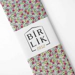 birlik1952 poplin perkal kumaş pamuklu çıtır desen çiçekli