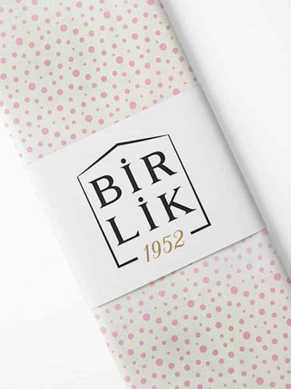 birlik1952 poplin perkal kumaş pamuklu puantiye kırmızı