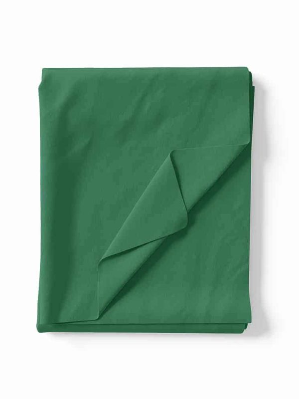 krep şifon kumaş çimen yeşil