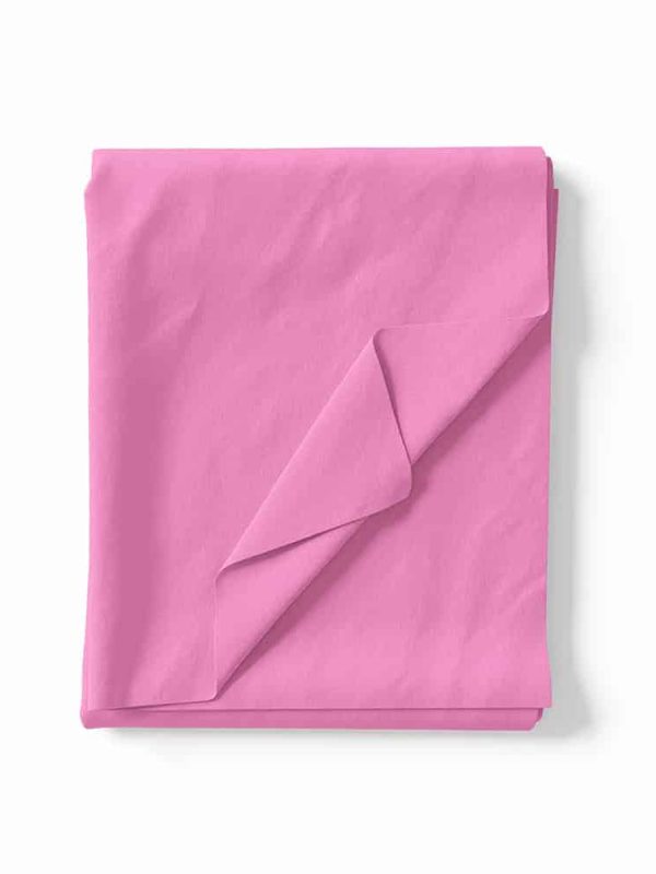 krep şifon kumaş pembe