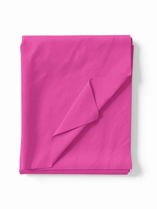 krep şifon kumaş şeker pembe