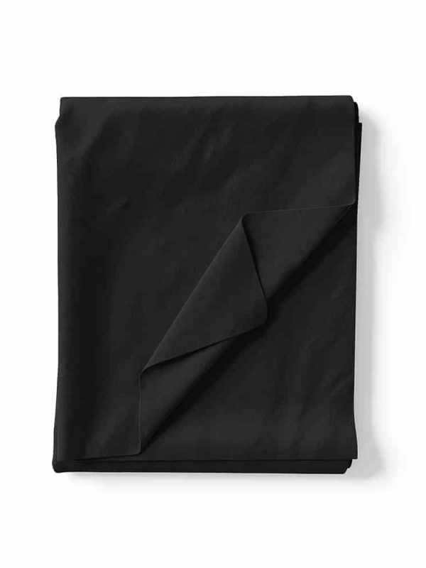 krep şifon kumaş siyah