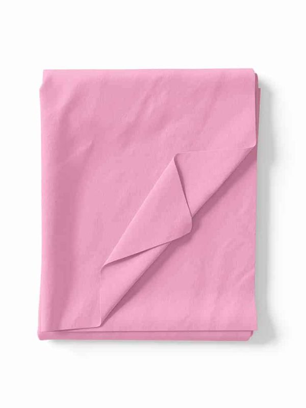 krep şifon kumaş toz pembe