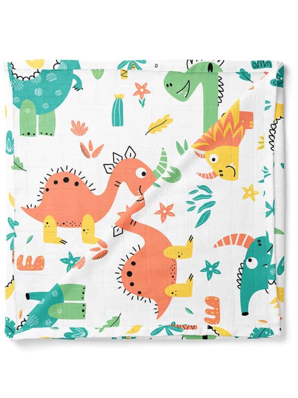 birlik1952 ipliq lunanino müslin çok amaçlı battaniye pamuklu meyve desen