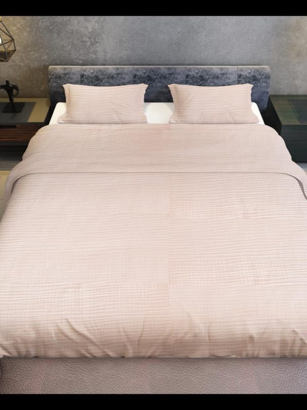 ipliq multimuslin yatak örtüsü-crinkle.