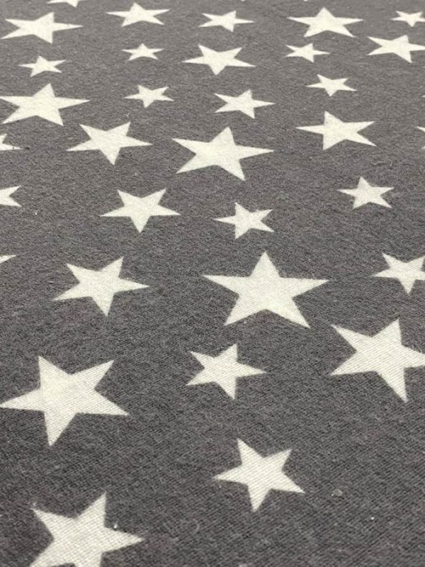 birlik1952 ipliq flanel pazen battaniye yıldız antrasit