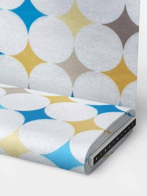 birlik1952 ipliq flanel pazen battaniye geometrik kumaş