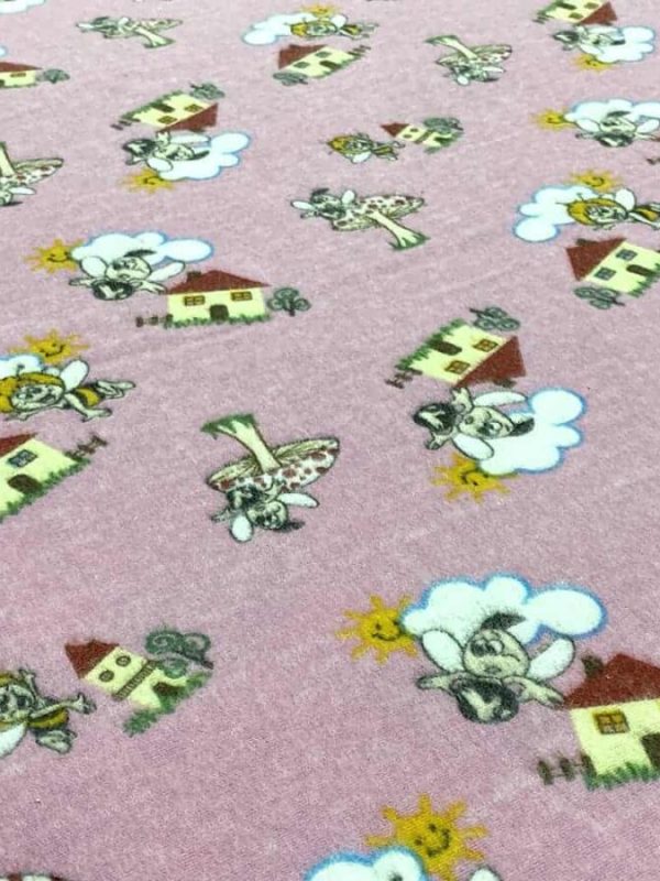 birlik1952 ipliq flanel pazen battaniye minik evler