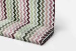 birlik1952 ipliq flanel pazen battaniye geometrik mor kumaş