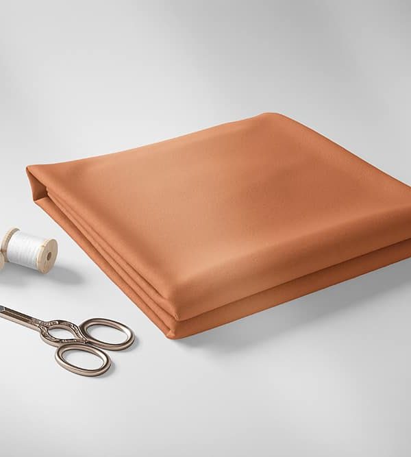 birlik1952 ipliq flanel kumaş pazen battaniye turuncu