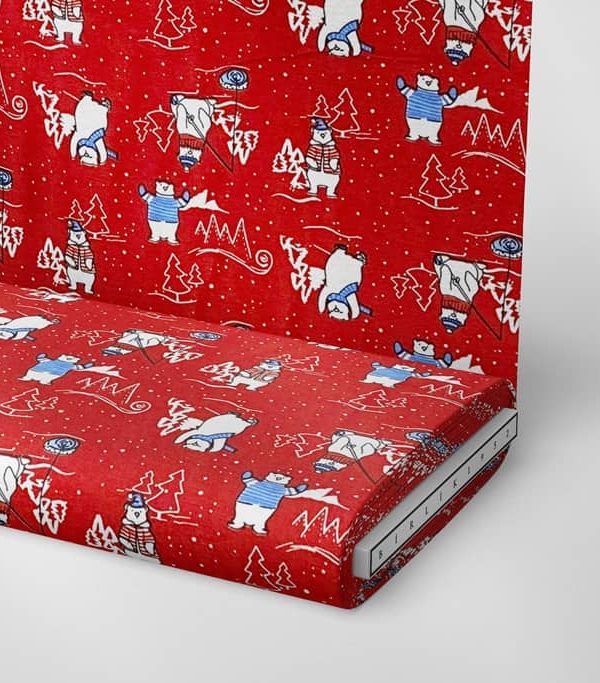 birlik1952 ipliq flanel pazen kumaş kışlık zebra