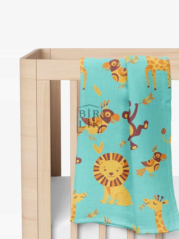 birlik1952 ipliq lunanino müslin battaniye kumaş safari