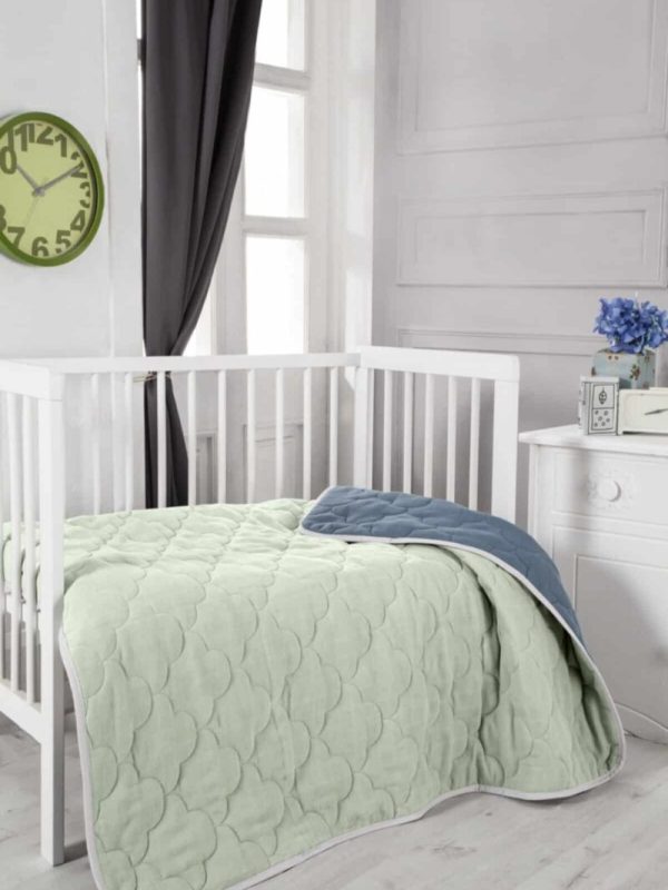 birlik1952 ipliq lunanino çift taraflı kapitoneli bebek yorgan