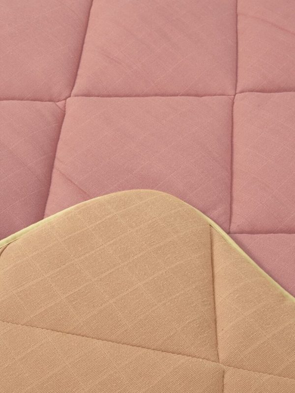 birlik1952 ipliq lunanino çift taraflı kapitoneli bebek oyun matı kapitone