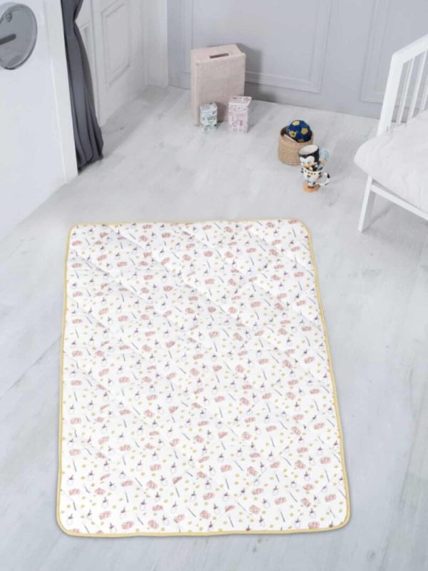 birlik1952 ipliq lunanino çift taraflı kapitoneli bebek oyun matı kapitone unicorn