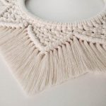 Makrome Güneş Duvar Çerçevesi Ekru - Görsel 2