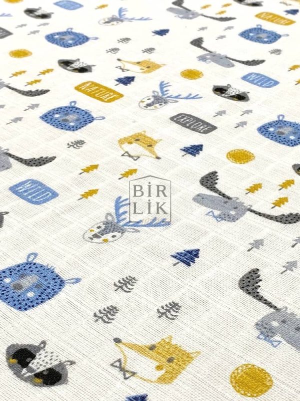 birlik1952 ipliq müslin pamuklu kumaş metrelik faal