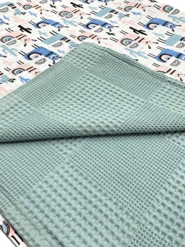 birlik1952 ipliq müslin pike kumaş battaniye çift katlı lama