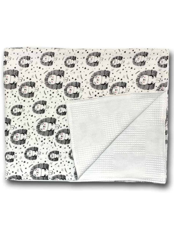 birlik1952 ipliq müslin pike kumaş battaniye çift katlı kirpi lunanino