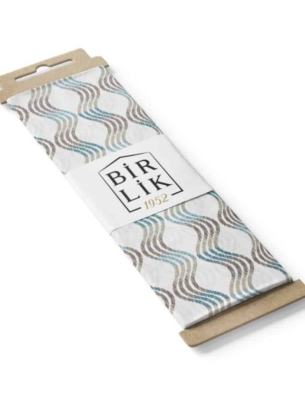 birlik1952 duck döşemelik kumaş dalga kahve turkuaz