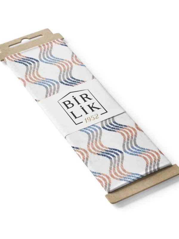 birlik1952 duck döşemelik kumaş dalga mavi turuncu