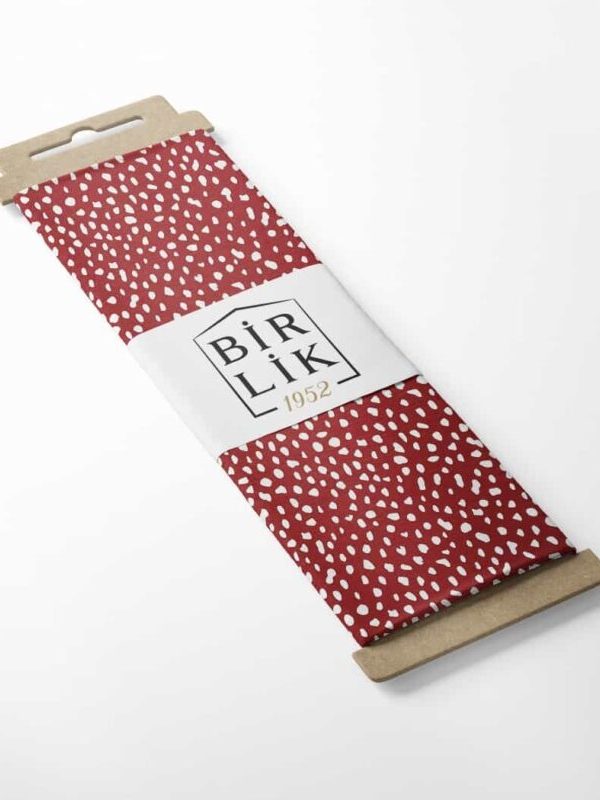 birlik1952 duck döşemelik kumaş damla kırmızı