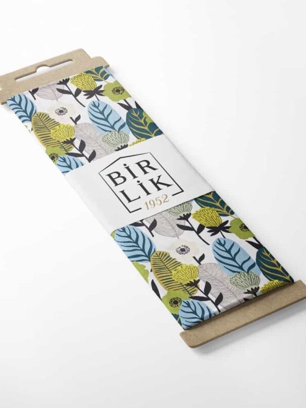 birlik1952 duck döşemelik kumaş çiçekler mavi