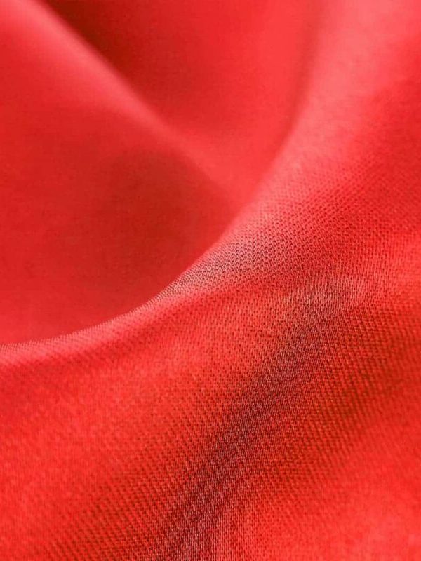 birlik1952 ipliq duck kumaş panama keteni düz renkler kırmızı