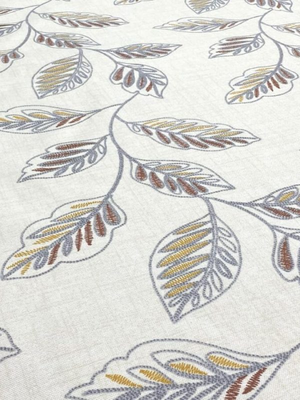 birlik1952 duck döşemelik kumaş nakış yapraklar