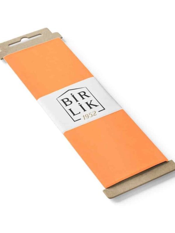 birlik1952 ipliq duck kumaş panama keteni düz renkler turuncu açık