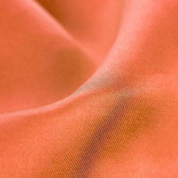 birlik1952 ipliq duck kumaş panama keteni düz renkler turuncu
