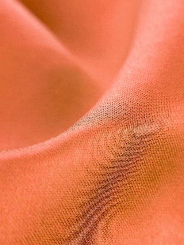 birlik1952 ipliq duck kumaş panama keteni düz renkler turuncu
