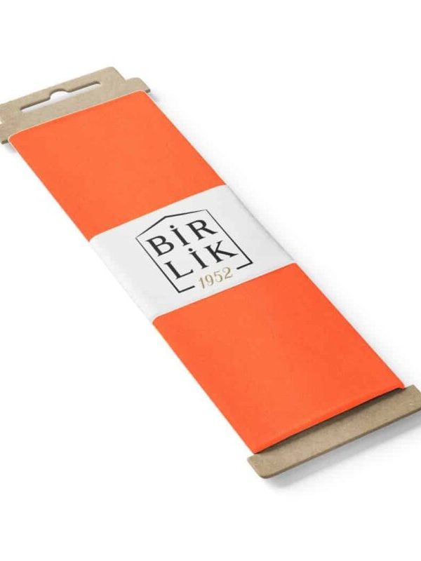 birlik1952 ipliq duck kumaş panama keteni düz renkler turuncu