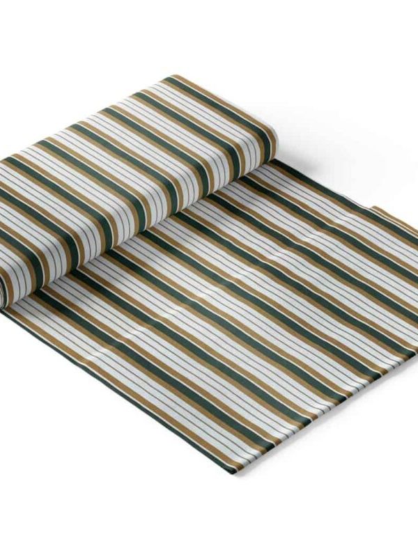 birlik1952 gaffur pijama kumaşı saten pamuklu pijamalık yeşil çizgili