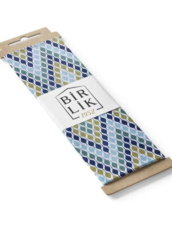 birlik1952 duck döşemelik kumaş kıvrımlar mavi