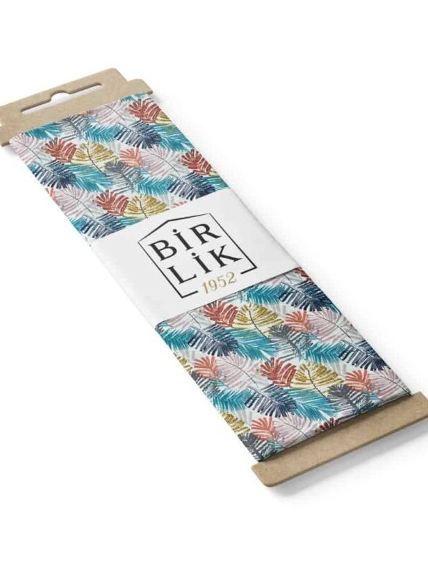 birlik1952 duck döşemelik kumaş palmiye mavi kırmızı