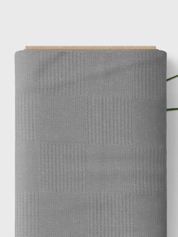 birlik1952 waffle damalı pike kumaş antrasit