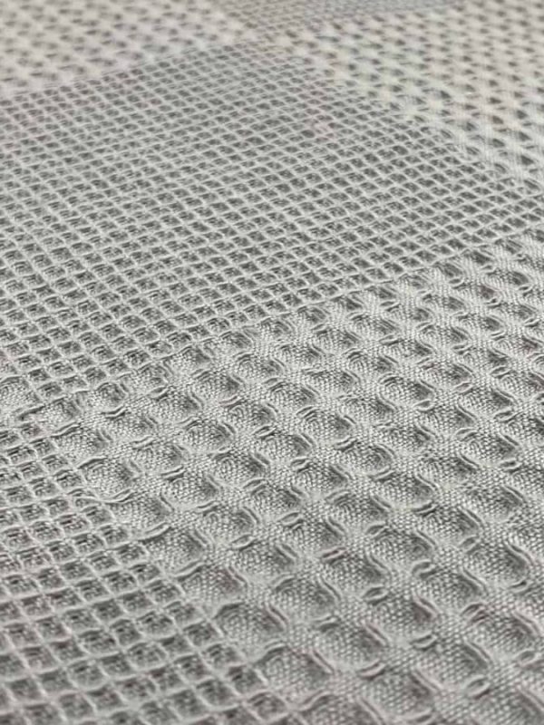 birlik1952 waffle pike kumaş petek damalı fabric battaniye antrasit
