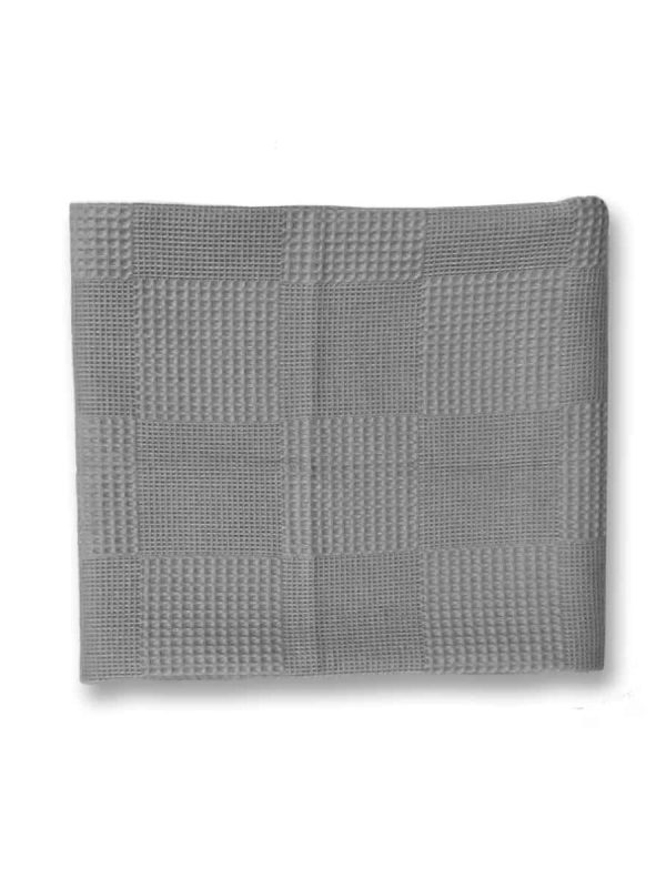 birlik1952 waffle pike kumaş petek damalı fabric battaniye antrasit