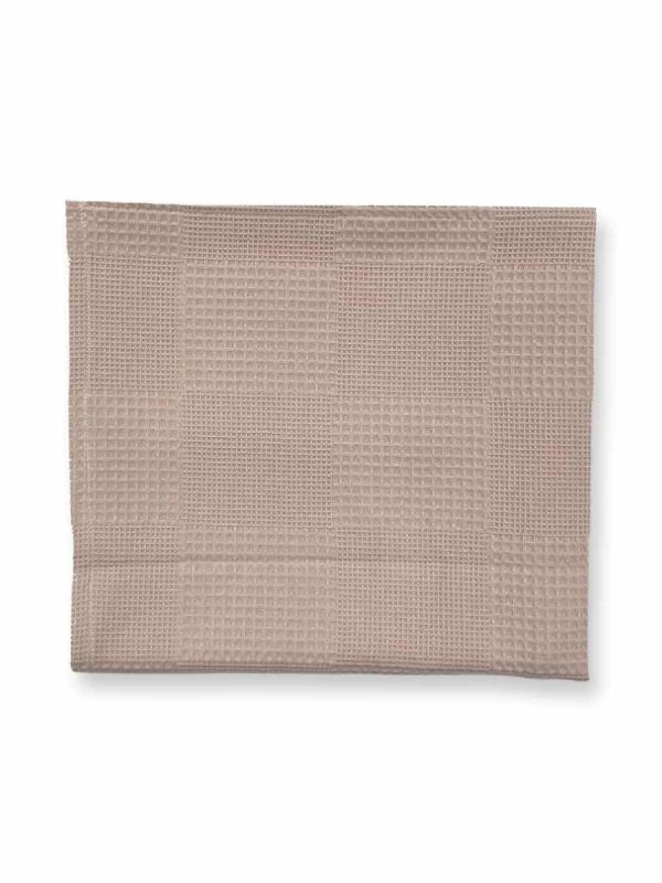 birlik1952 waffle pike kumaş petek damalı fabric battaniye bej