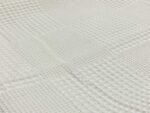 birlik1952 waffle pike kumaş petek damalı fabric battaniye krem