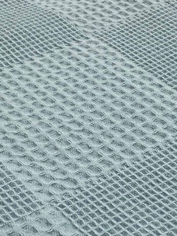 birlik1952 waffle pike kumaş petek damalı fabric battaniye petrol