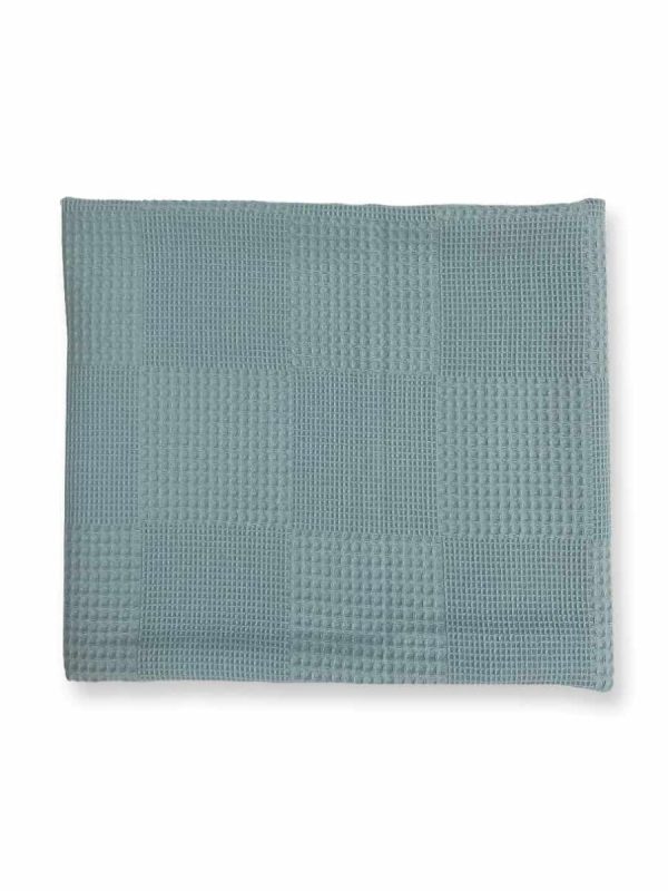 birlik1952 waffle pike kumaş petek damalı fabric battaniye petrol