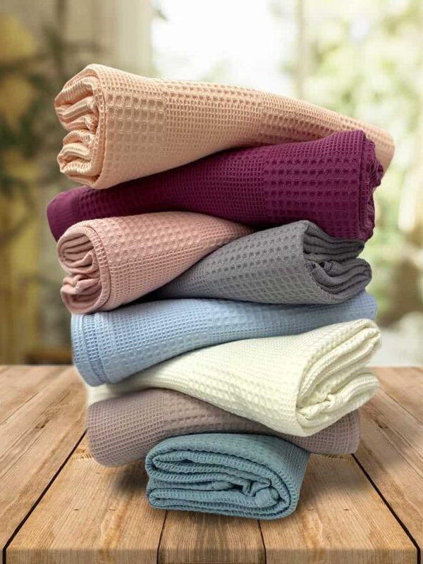 birlik1952 waffle pike kumaş petek damalı fabric battaniye karışık