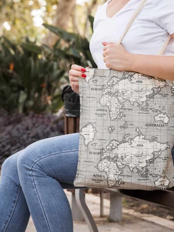 birlik1952 panama keteni duck kumaş el çantası hand bag