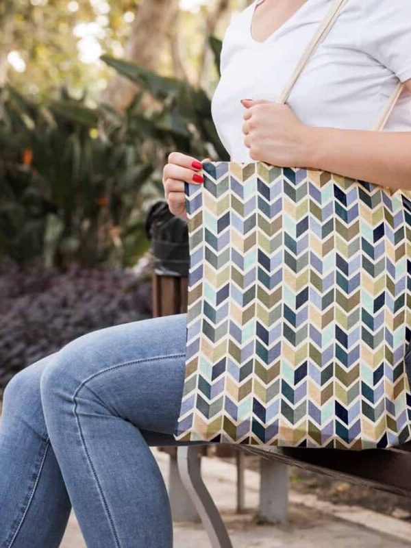 birlik1952 panama keteni duck kumaş el çantası hand bag