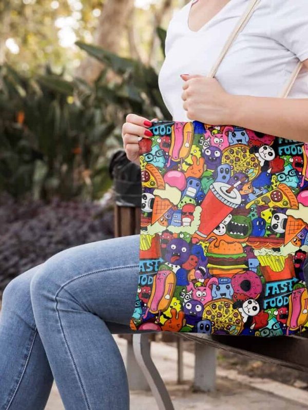 birlik1952 panama keteni duck kumaş el çantası hand bag