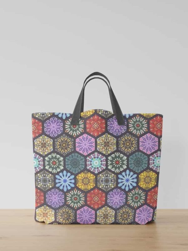 birlik1952 panama keteni duck kumaş el çantası hand bag